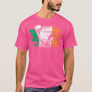 T-shirt Drapeau irlandais cool Drapeau irlandais Vintage P