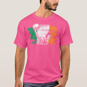 T-shirt Drapeau irlandais cool Drapeau irlandais Vintage P