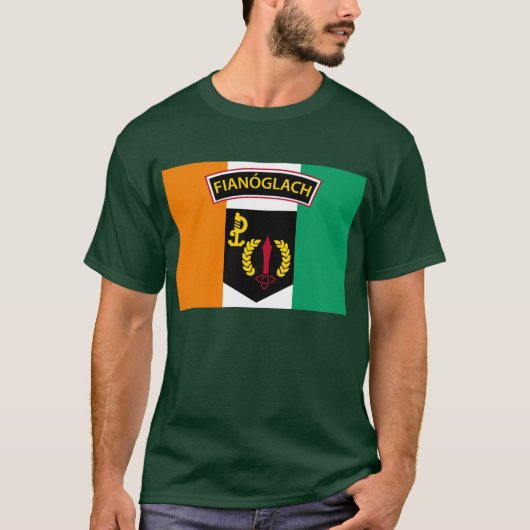 T-shirt Drapeau irlandais de gardes forestières (Devant)