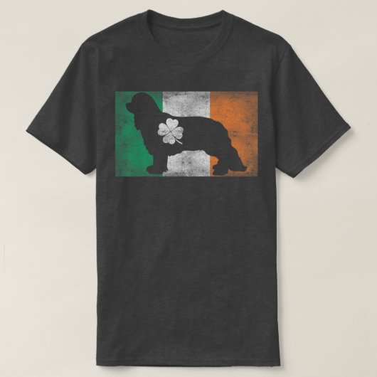 T-shirt Drapeau irlandais de la fête du Roi CharlesPatrick (Design devant)