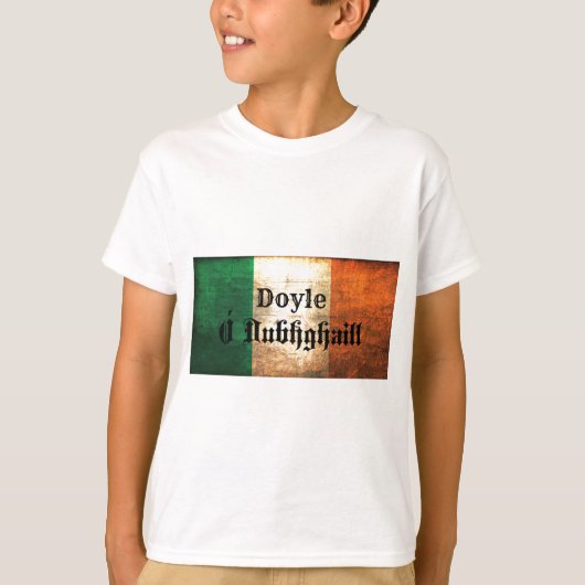 T-shirt Drapeau irlandais Doyle (Devant)
