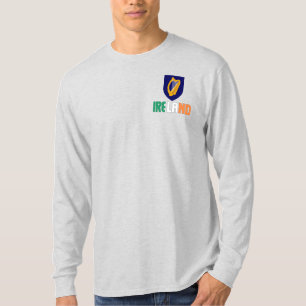 T-shirt Drapeau irlandais et blason patriotique