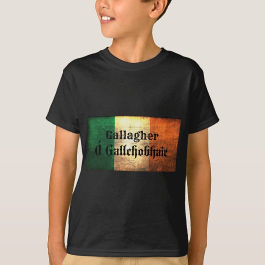 T-shirt Drapeau irlandais Gallagher (Devant)