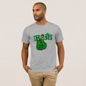 T-shirt drapeau irlandais Green St Patrick's day Lucky Gre (Devant entier)