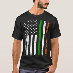 T-shirt Drapeau irlandais irlandais américain St Patrick's