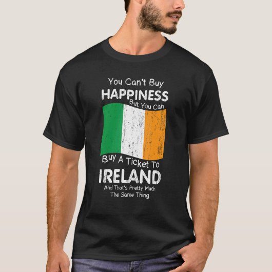 T-shirt Drapeau irlandais Irlandais Irlandais Irlandais Sa (Devant)
