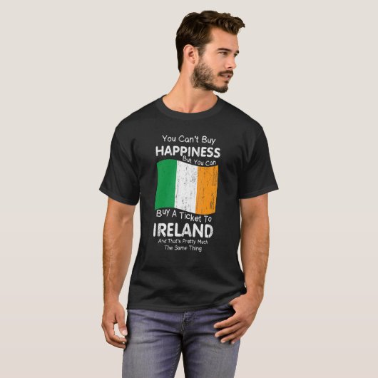 T-shirt Drapeau irlandais Irlandais Irlandais Irlandais Sa (Devant entier)
