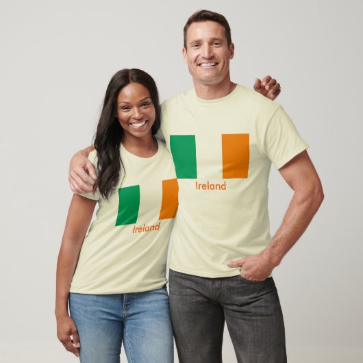 T-shirt drapeau irlandais, Irlande (Unisexe)