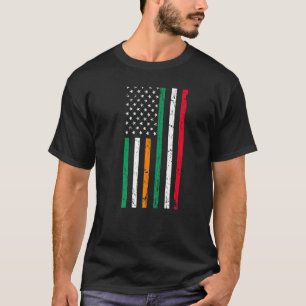 T-shirt Drapeau irlandais italien irlandais Italie USA Pri