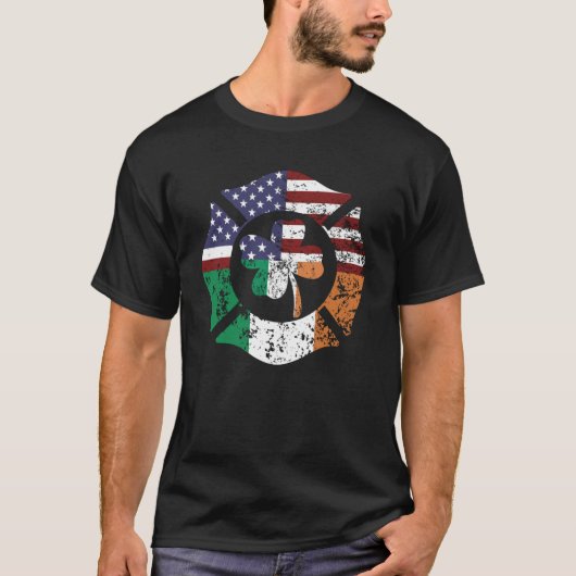 T-shirt Drapeau irlandais Jour de la Saint Patrick Sh (Devant)