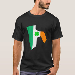 T-shirt Drapeau irlandais Rhode Island State St Patrick's