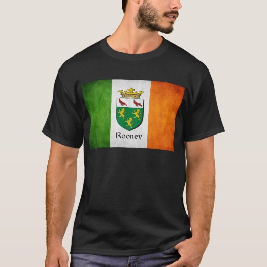 T-shirt Drapeau irlandais Rooney (Devant)