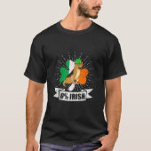 T-shirt Drapeau irlandais Saint Patrick's Day Shamrock all (Devant)