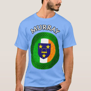 T-shirt Drapeau irlandais Shamrock Celtic Knot Murray 1