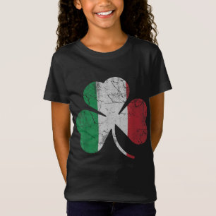 T-Shirt Drapeau irlandais Shamrock Saint Patrick's Day Ita