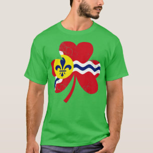 T-shirt Drapeau irlandais St Louis Jour de la Saint Patric