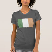 Drapeau irlandais vintage féminin