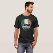 T-shirt Drapeau Irlande de Dublin (Devant entier)