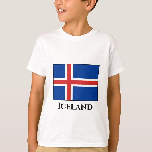 T-shirt Drapeau islandais (Devant)
