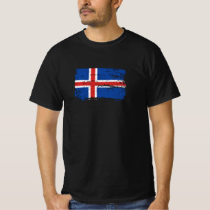 T-shirt Drapeau islandais