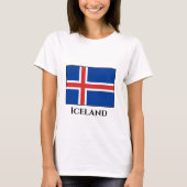 T-shirt Drapeau islandais (Devant)