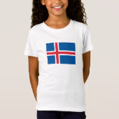 T-Shirt Drapeau Islande (Devant)