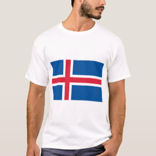 T-shirt Drapeau Islande