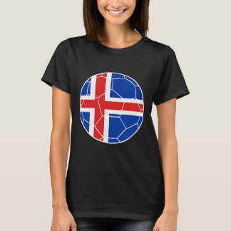 T-shirt Drapeau Islande Football Islande Football