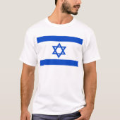 T-shirt Drapeau Israël étoile bleue de David (Devant)