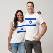 T-shirt Drapeau Israël étoile bleue de David (Unisexe)