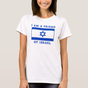 T-shirt Drapeau Israélien Pro-Israël Amie d'Israël Femmes
