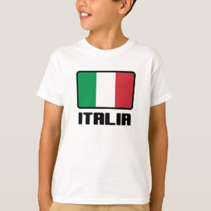 T-shirt Drapeau Italia
