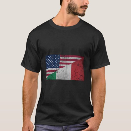 T-shirt Drapeau Italia Italiano Italiano (Devant)