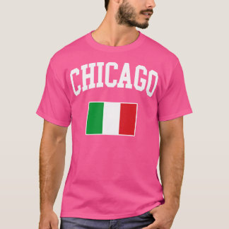 T-shirt Drapeau Italiano Italiano de Chicago Italie