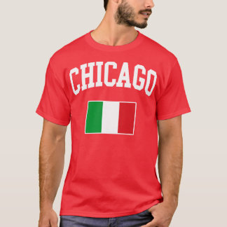 T-shirt Drapeau Italiano Italiano de Chicago Italie