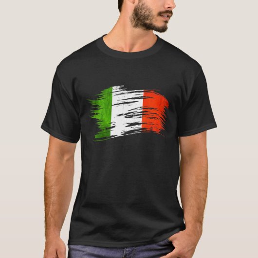 T-shirt Drapeau Italie (Devant)