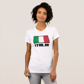 T-shirt Drapeau Italie (Devant entier)