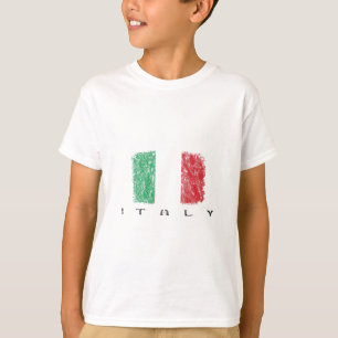 T-shirt Drapeau Italie