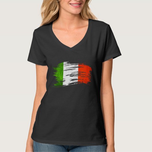 T-shirt Drapeau Italie (Devant)