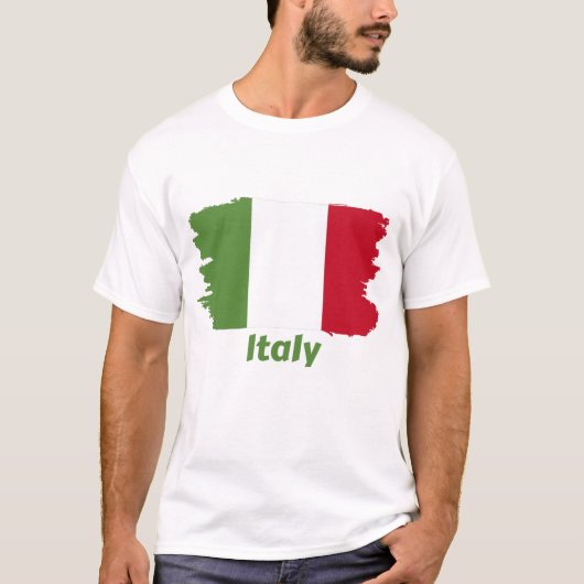 T-shirt Drapeau Italie (Devant)