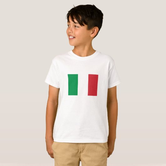 T-shirt Drapeau Italie (Devant entier)