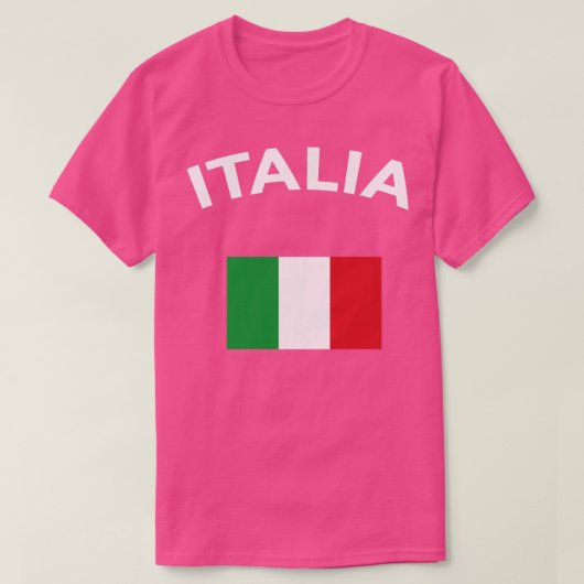 T-shirt Drapeau Italie (Design devant)
