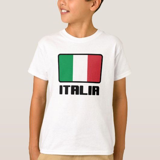T-shirt Drapeau Italie (Devant)