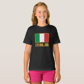 T-shirt Drapeau Italie (Devant entier)