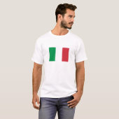 T-shirt Drapeau Italie (Devant entier)