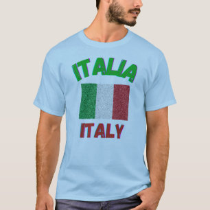 T-shirt Drapeau Italie Italia Sports originaux Fanclub
