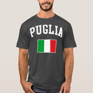T-shirt Drapeau Italie Pouilles Italie Italie Italie Cadea