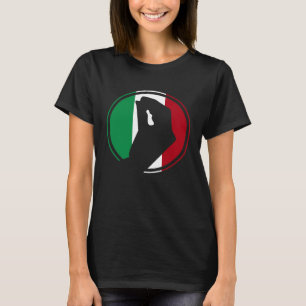 T-shirt Drapeau Italie Racines Italiennes Humour Geste de 