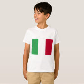T-SHIRT DRAPEAU ITALIEN (Devant entier)