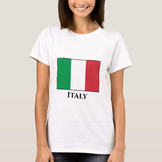 T-shirt Drapeau italien (Devant)
